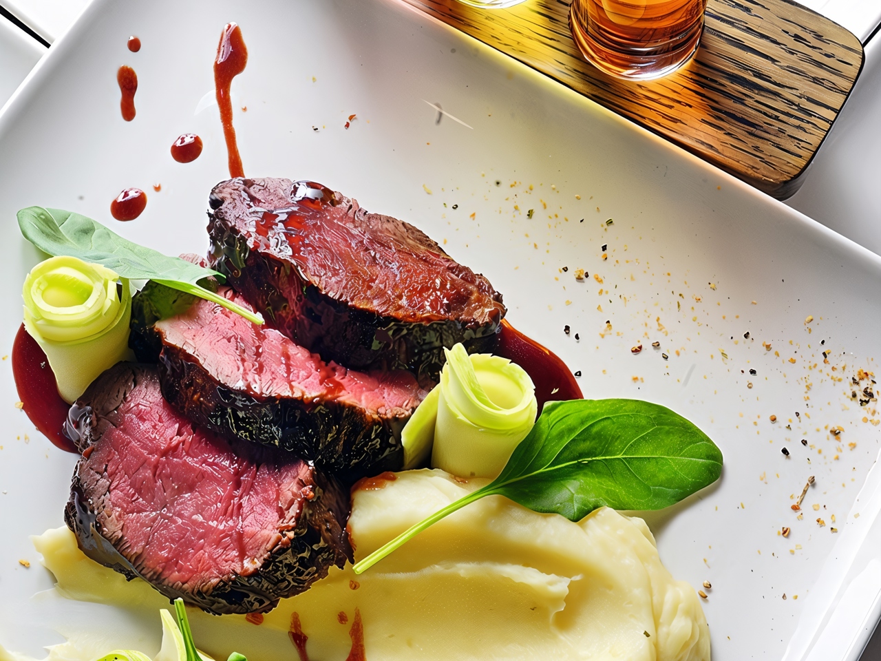 Roast Beef with Port Wine Sauce