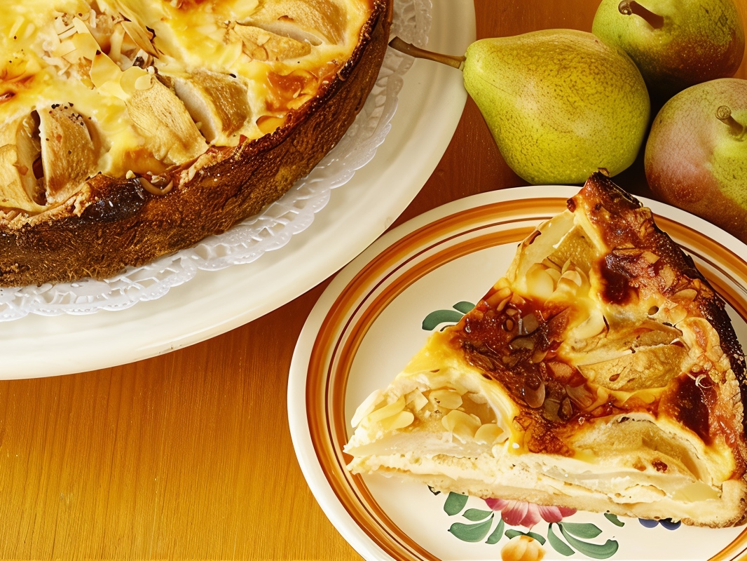 Christmas Gingerbread with Pear