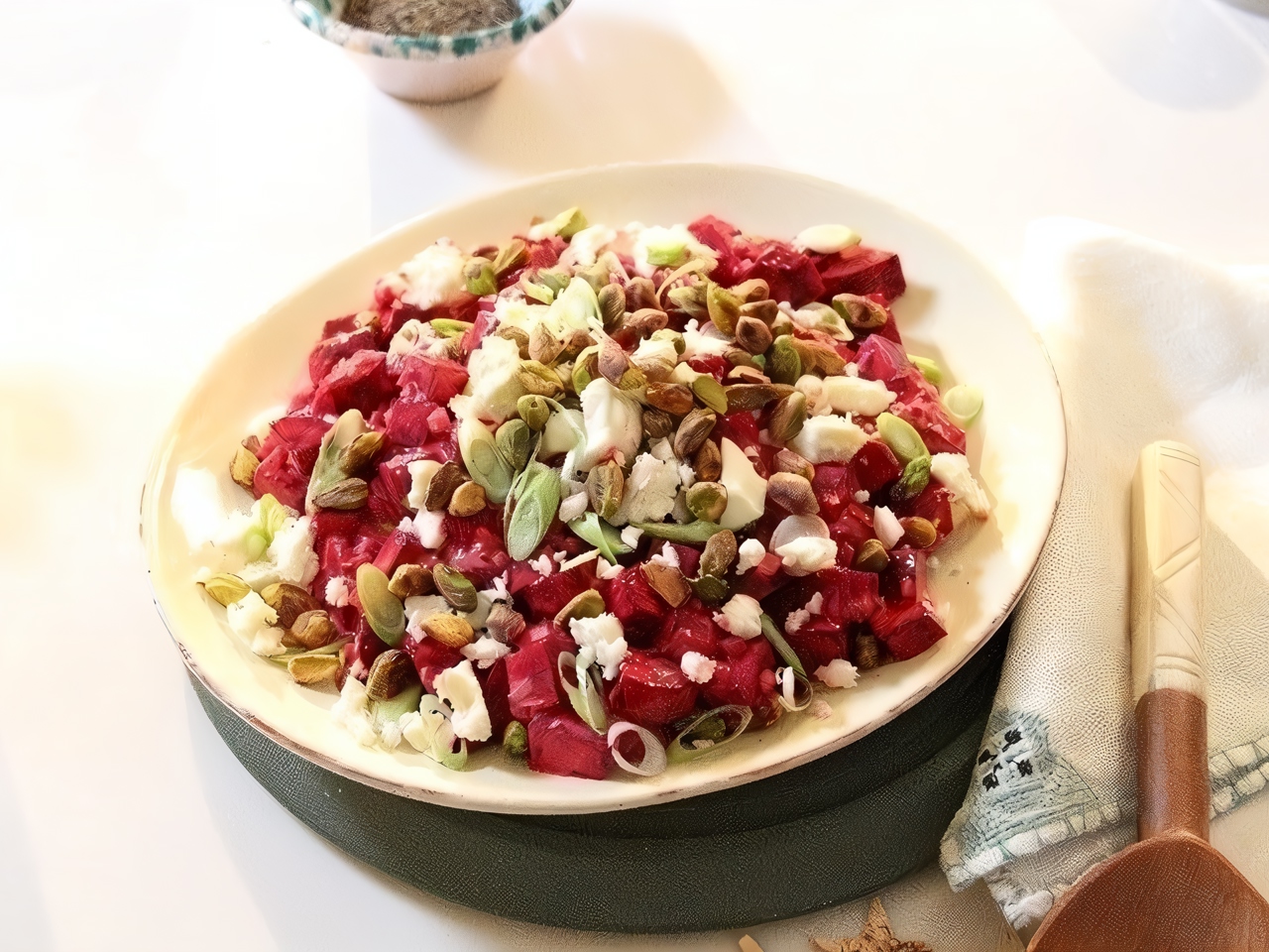 Christmas Beet Salad with Feta Cheese