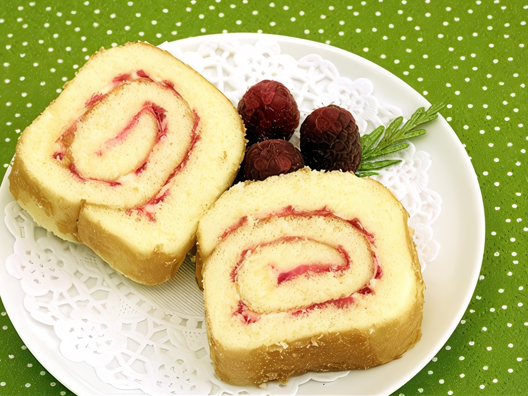 Raspberry Jam Roll