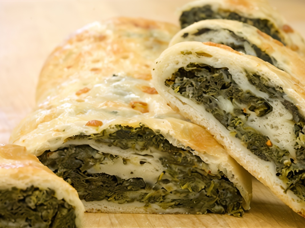 Spinach and Goat Cheese Roll