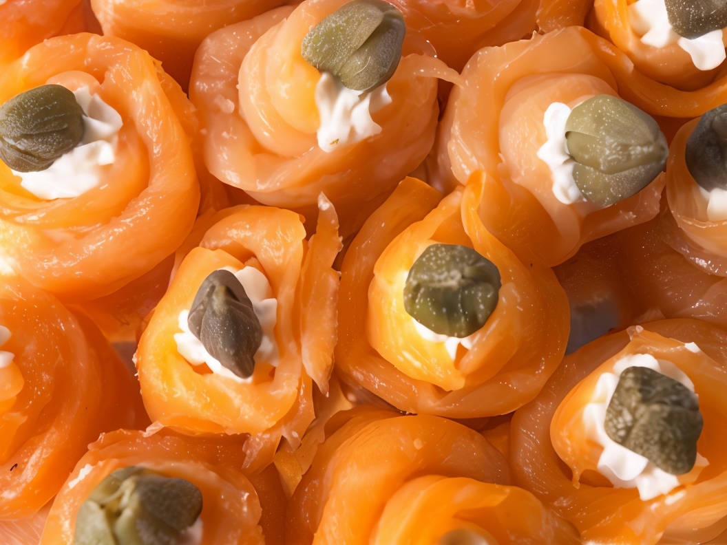 Salmon Rolls with Cream Cheese