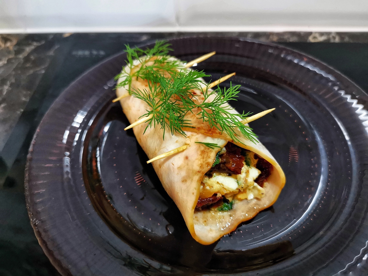 Ham Roll with Egg