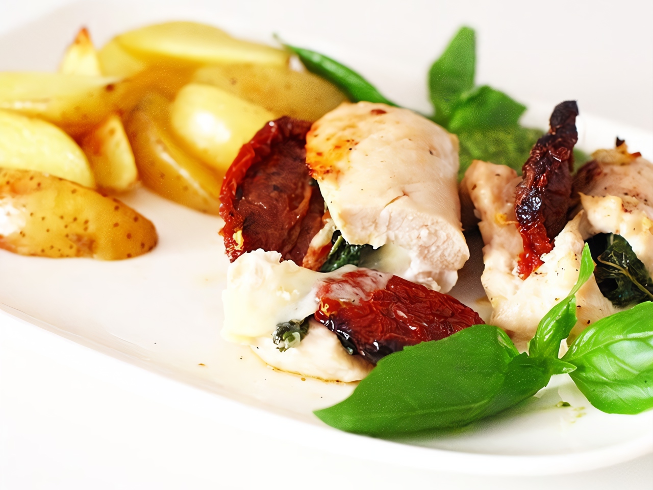Turkey Roll-Ups with Mozzarella