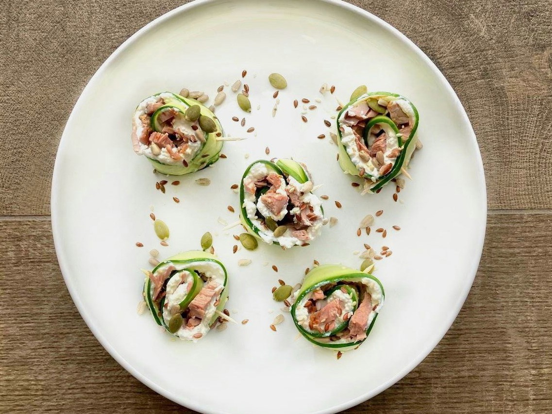 Turkey and Cottage Cheese Rolls