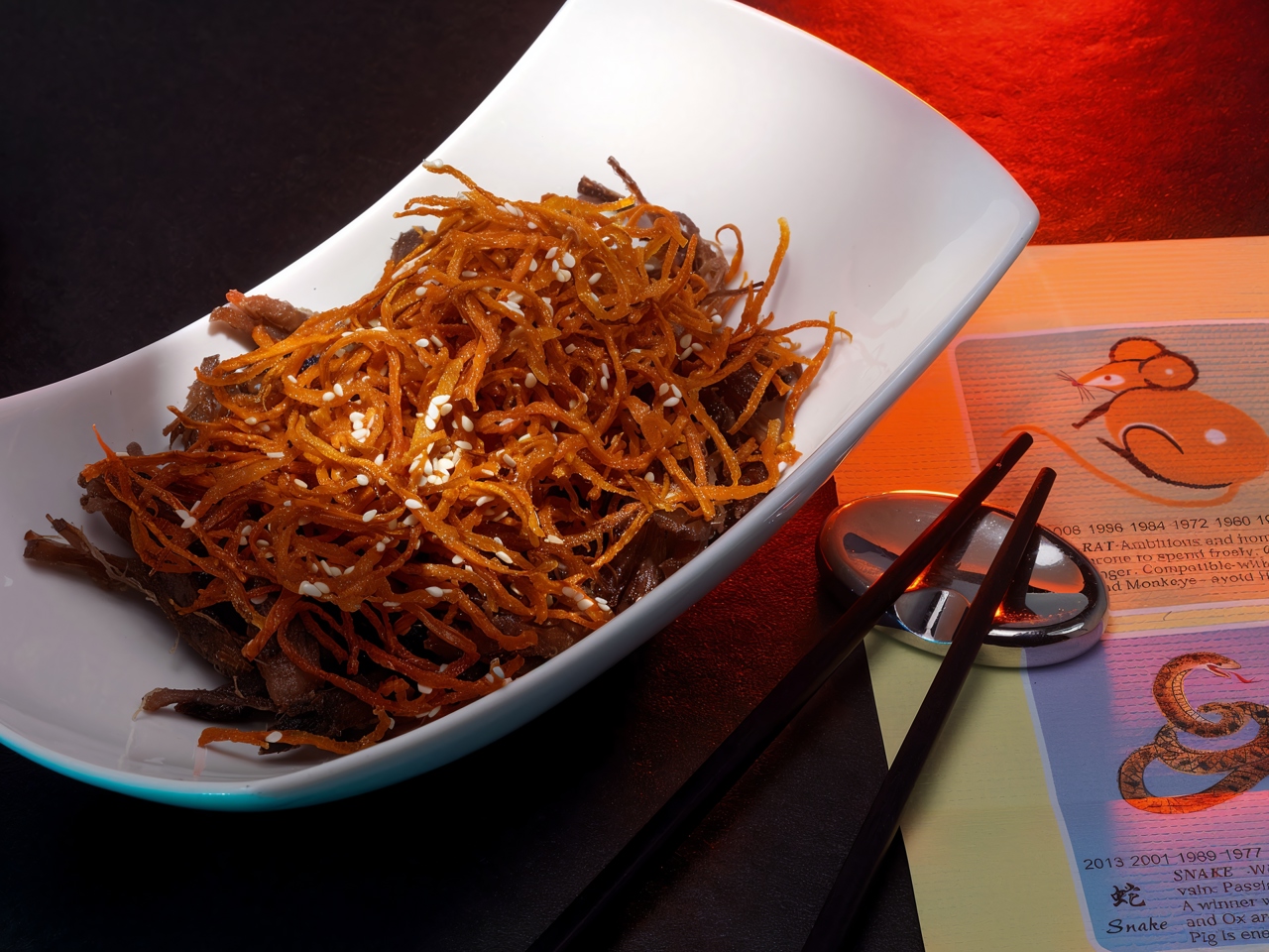 Pulled Beef with Caramelized Carrots