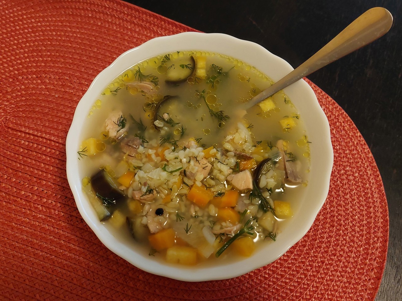 Fish Soup with Bulgur