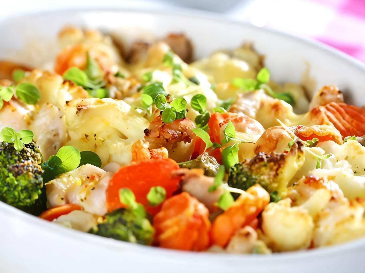 Vegetable Sabji with Paneer in Cream