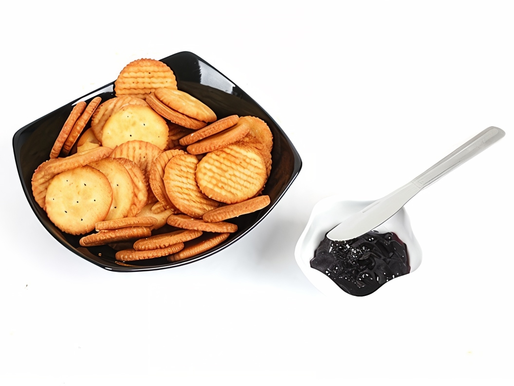 Sugar Crackers with Candied Ginger