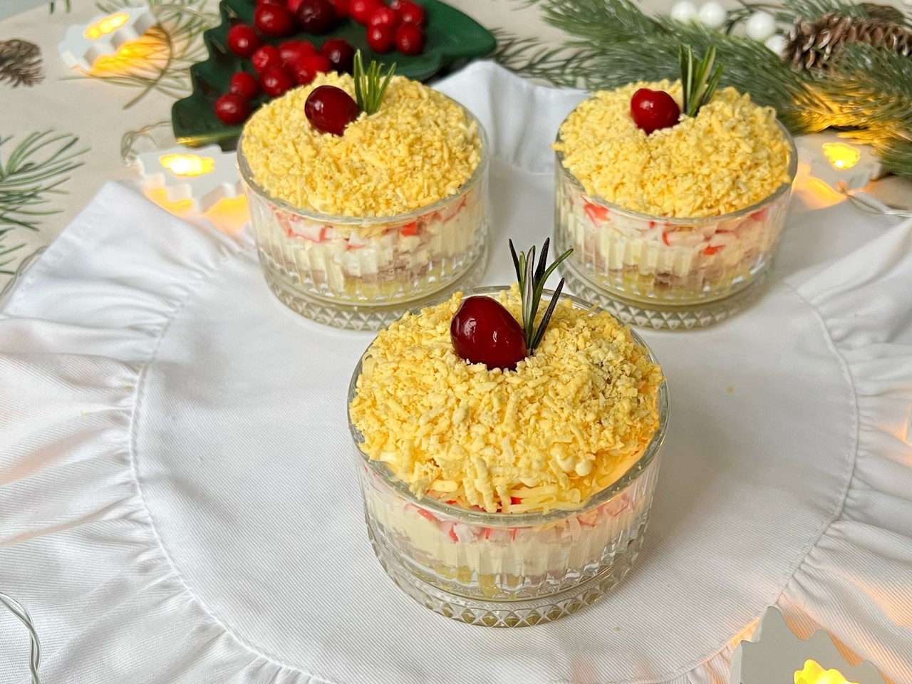 Salad 'Aristocrat': Exquisite New Year Flavor