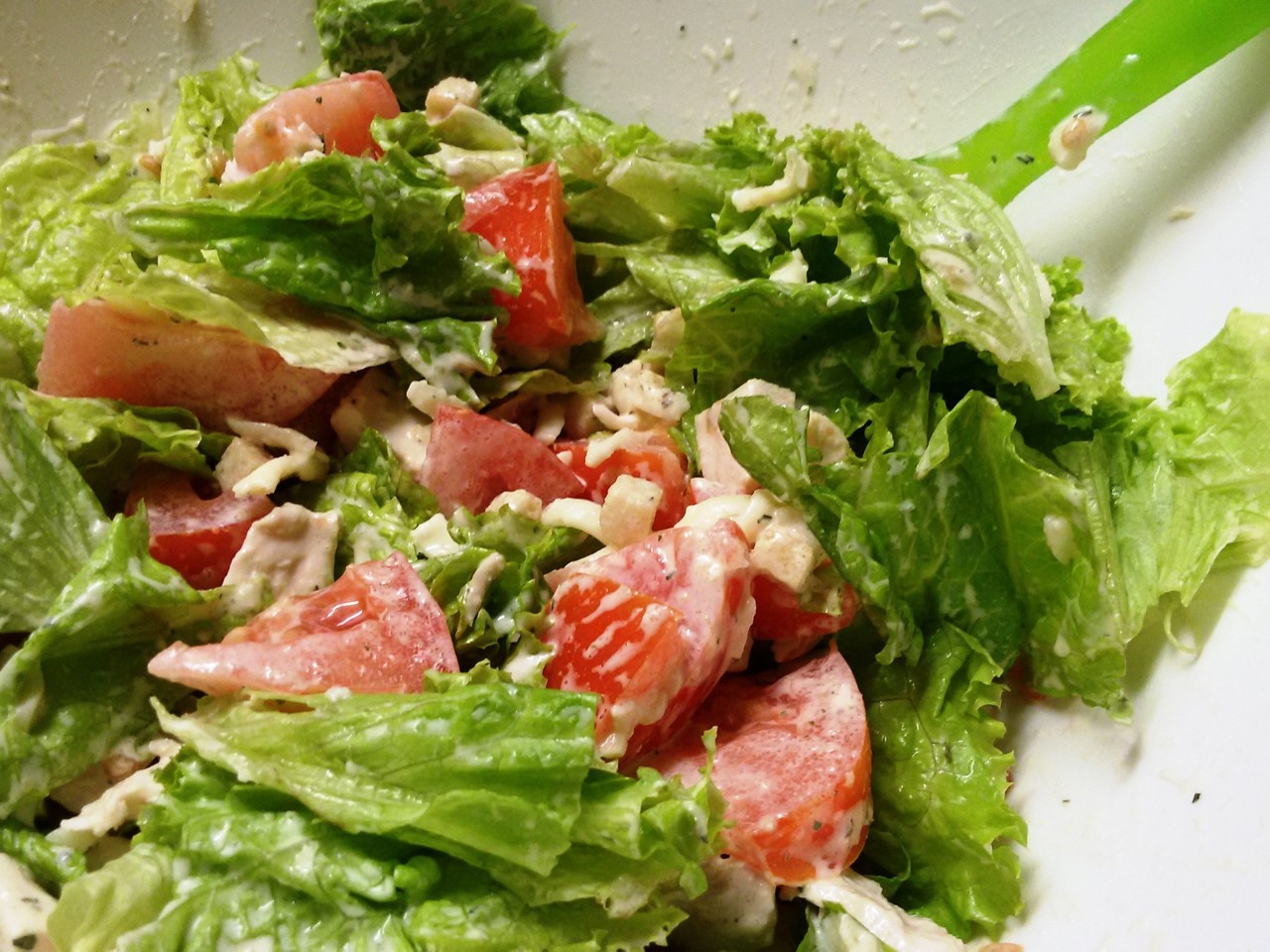 Caesar Salad with Chicken and Adyghe Cheese