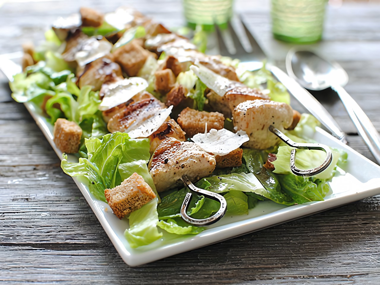 Caesar Salad with Grilled Chicken