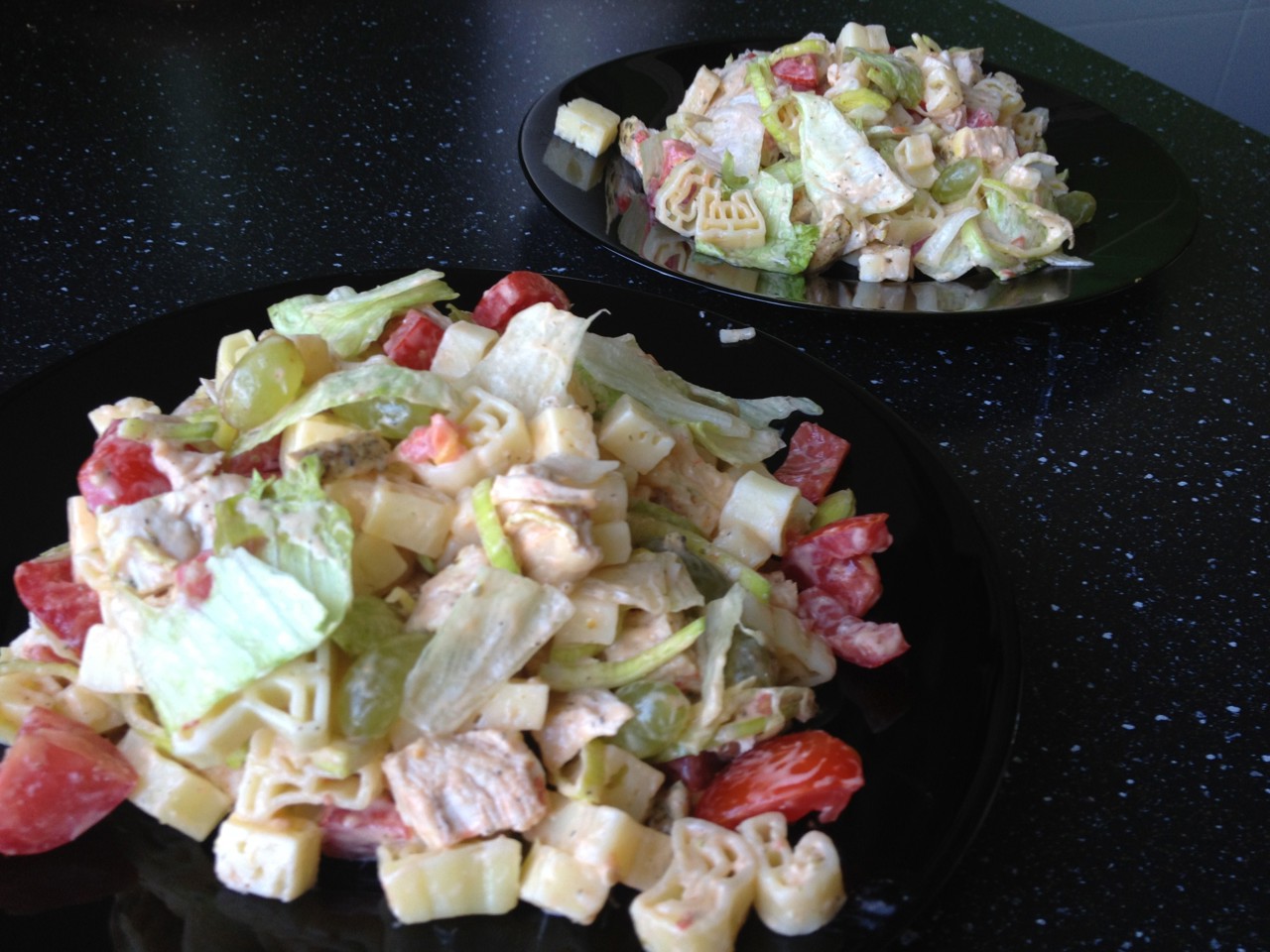 Caesar Salad with Pasta
