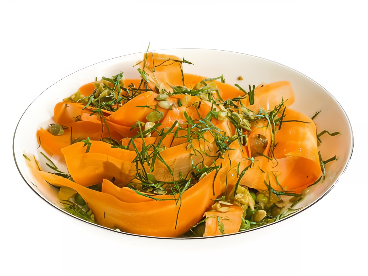 Orange Salad with Green Peas