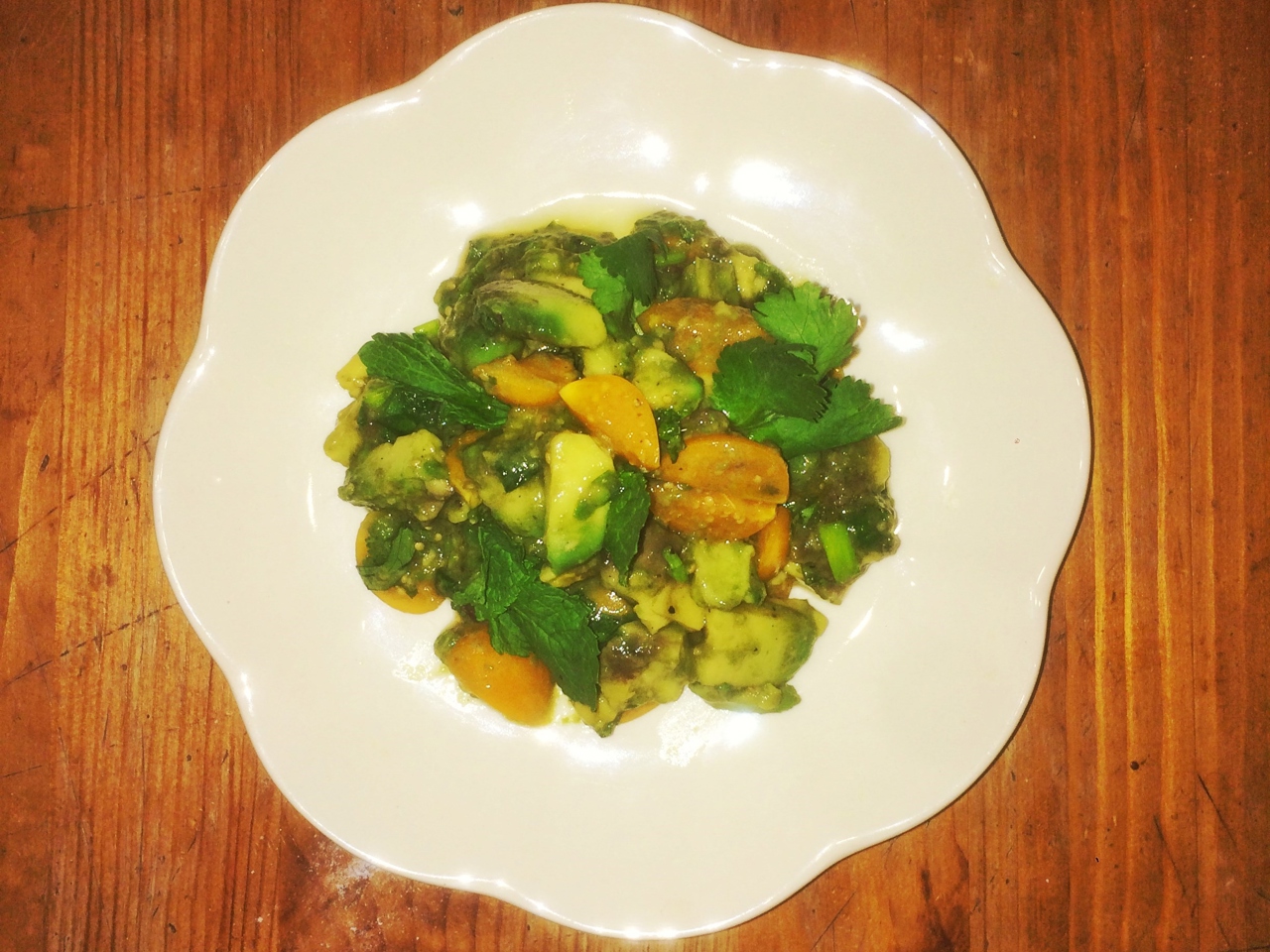 Avocado Salad with Physalis