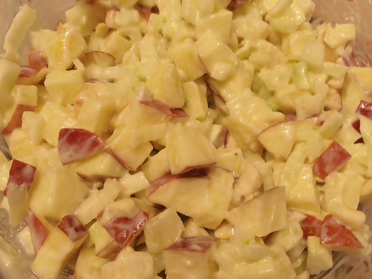 Fennel and Apple Salad with Yogurt Dressing
