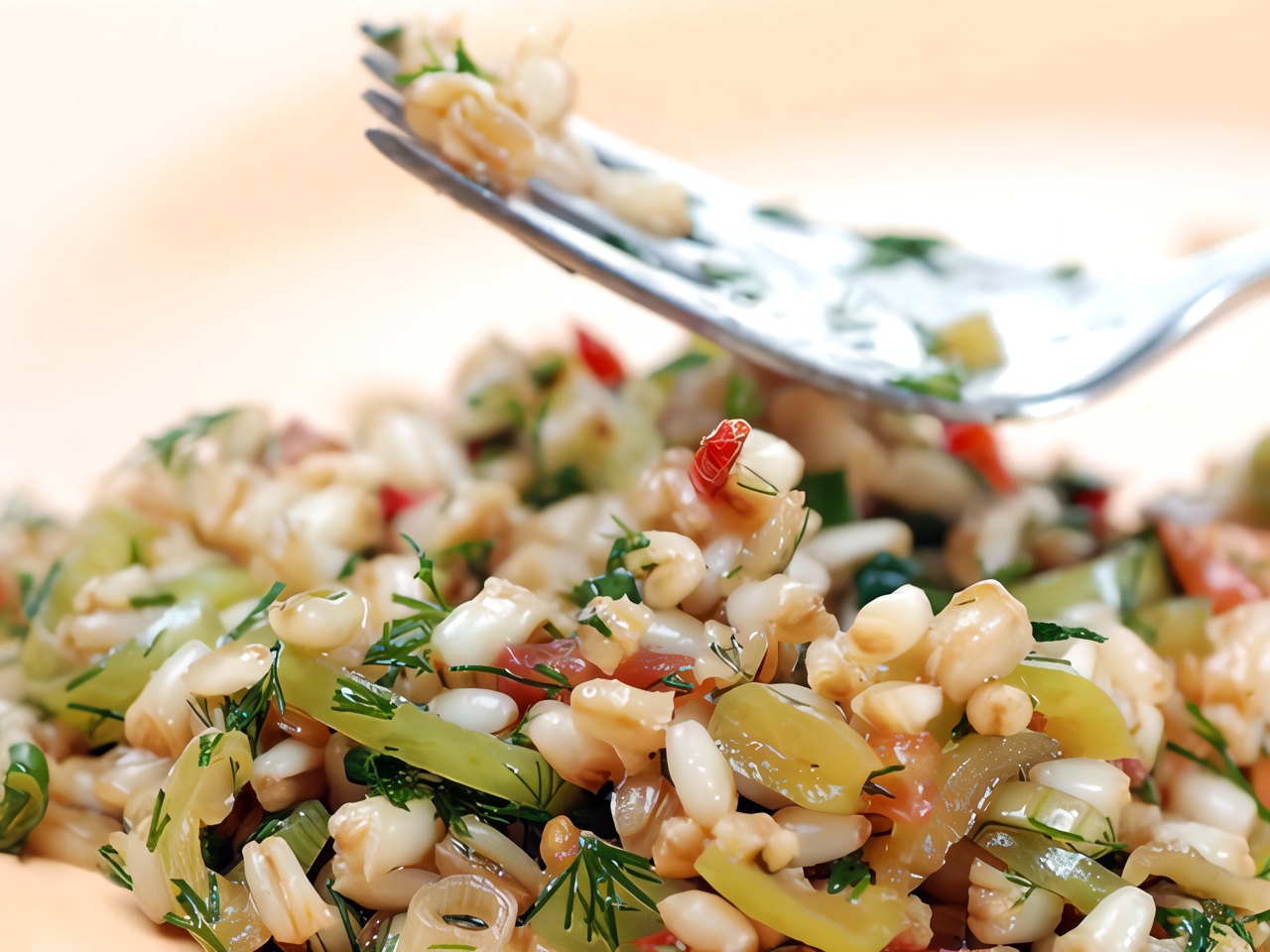 Emmer Salad with Vegetables
