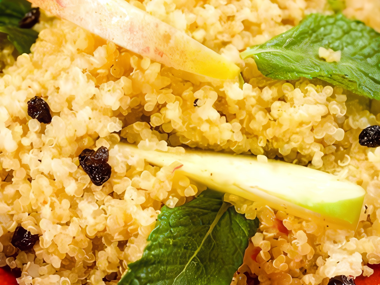 Quinoa Salad with Apples and Almonds