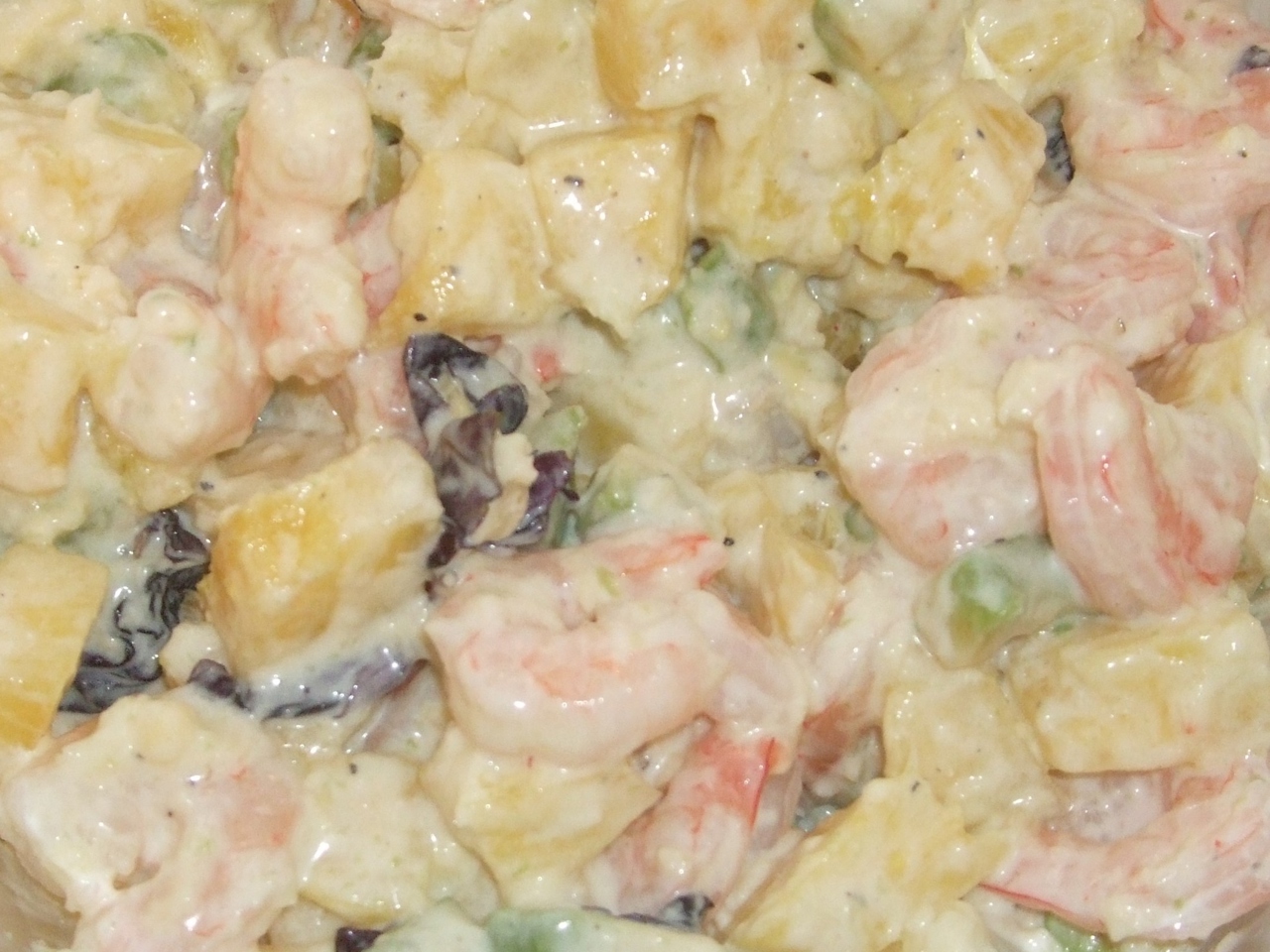 Royal Shrimp Salad with Pineapple and Parmesan