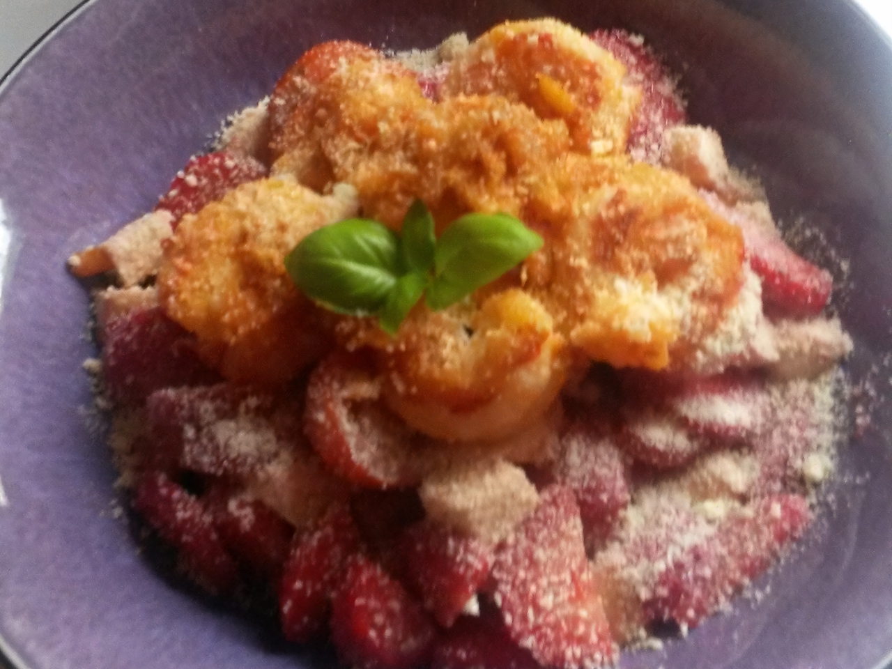 Royal Shrimp Salad with Strawberries