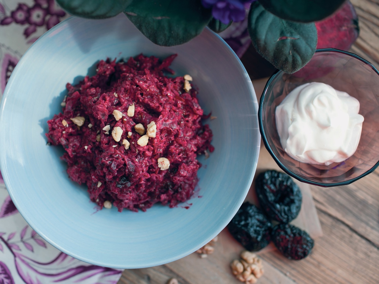 Sauerkraut and Beet Salad