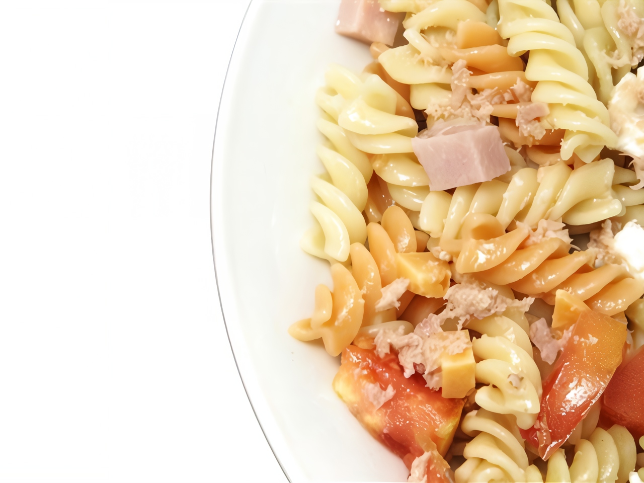Noodle Salad with Ham