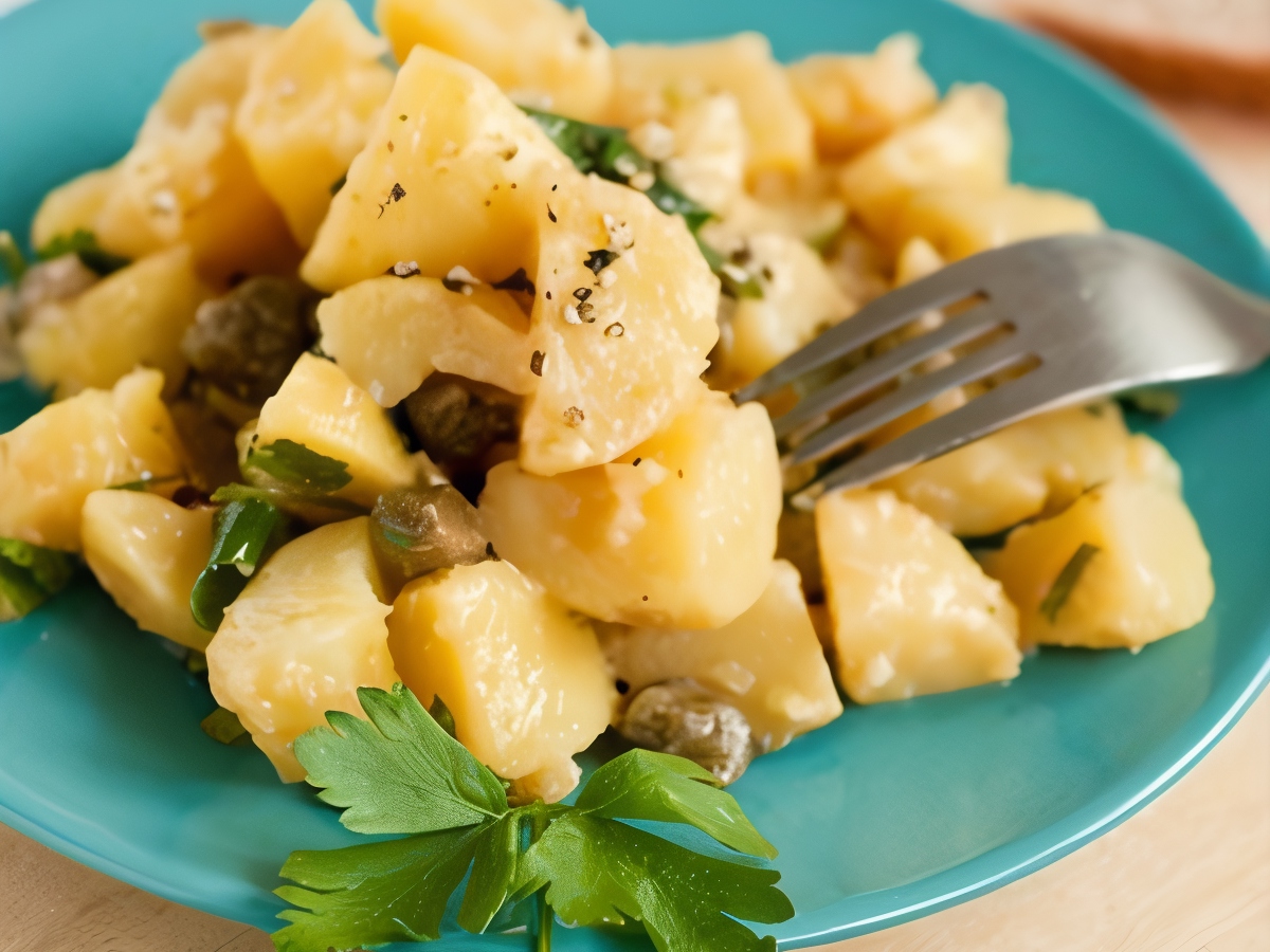 Young Potato Salad with Guacamole