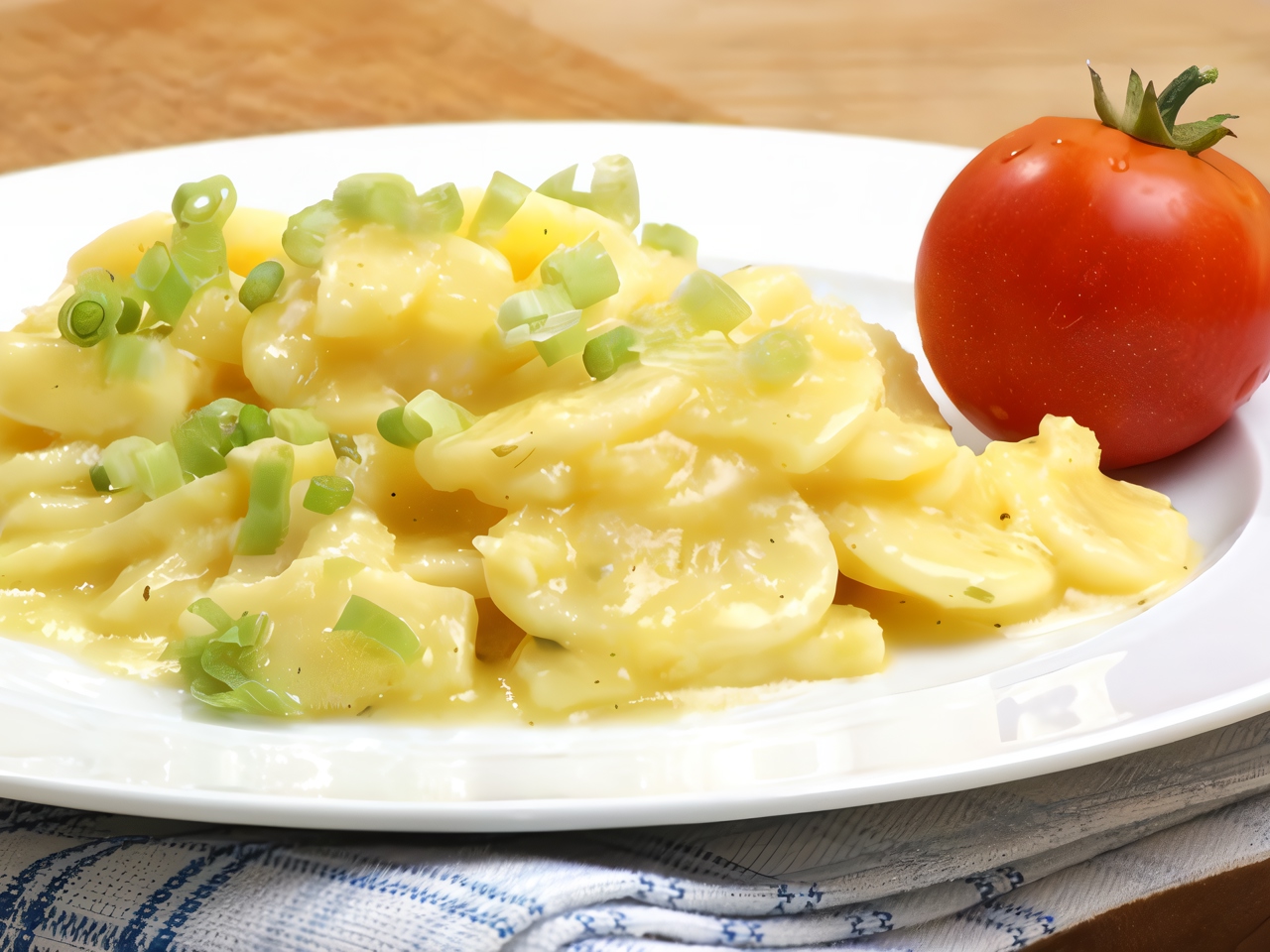 Young Potato Salad with Green Onions