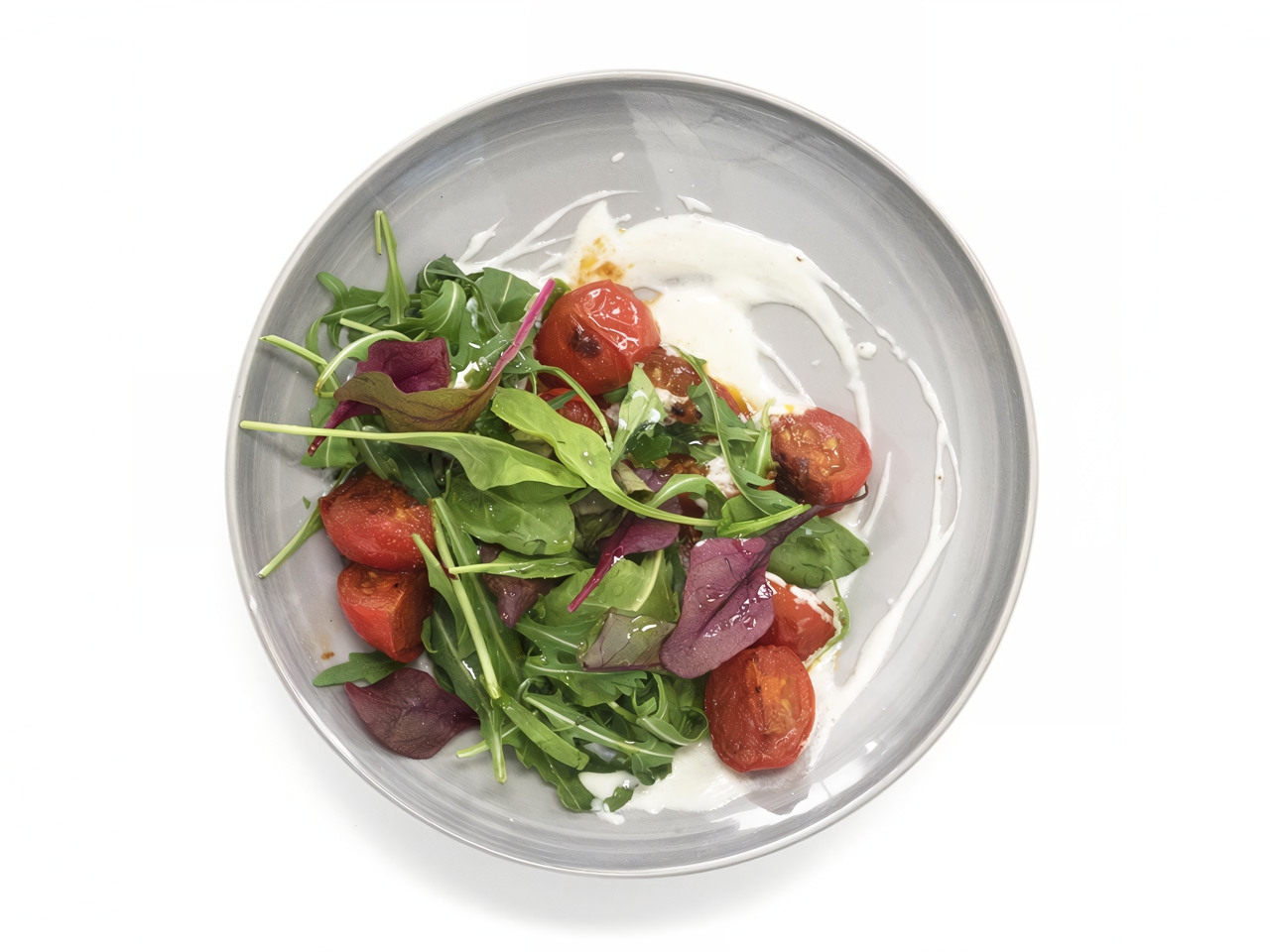 Roasted Tomato Salad with Yogurt