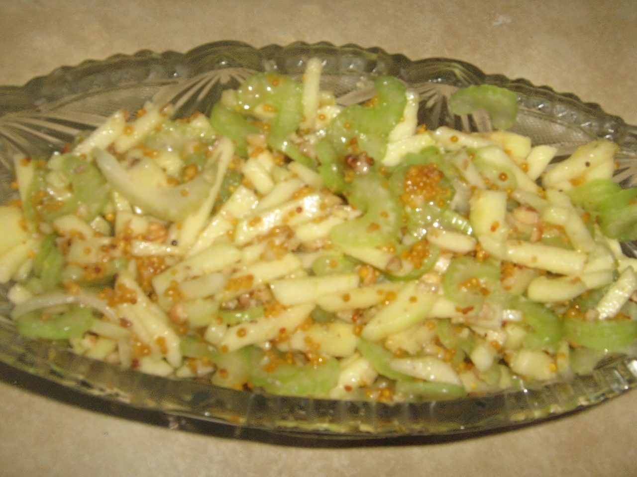 Celery and Apple Salad with Mustard Vinaigrette