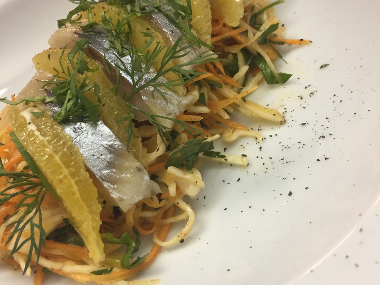 Herring and Orange Salad