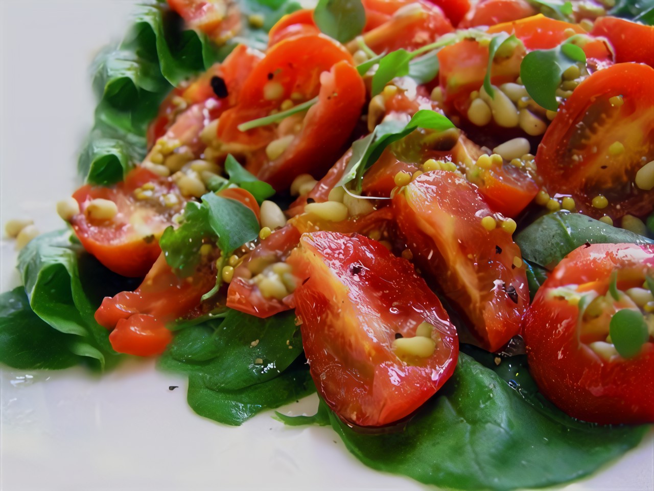 Spinach Salad with Parmesan