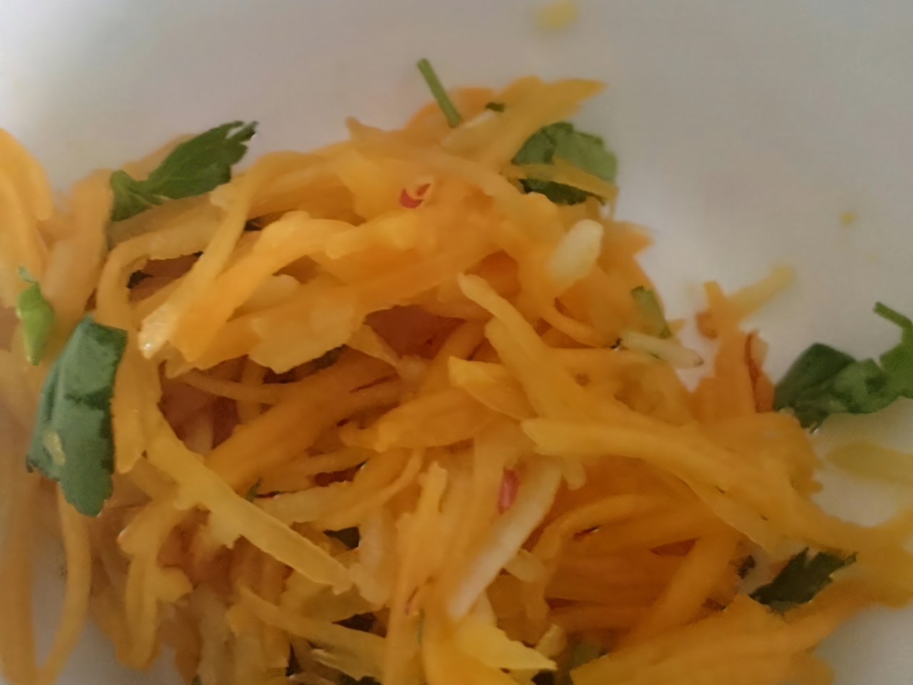 Pumpkin and Apple Salad "Spring Aroma"