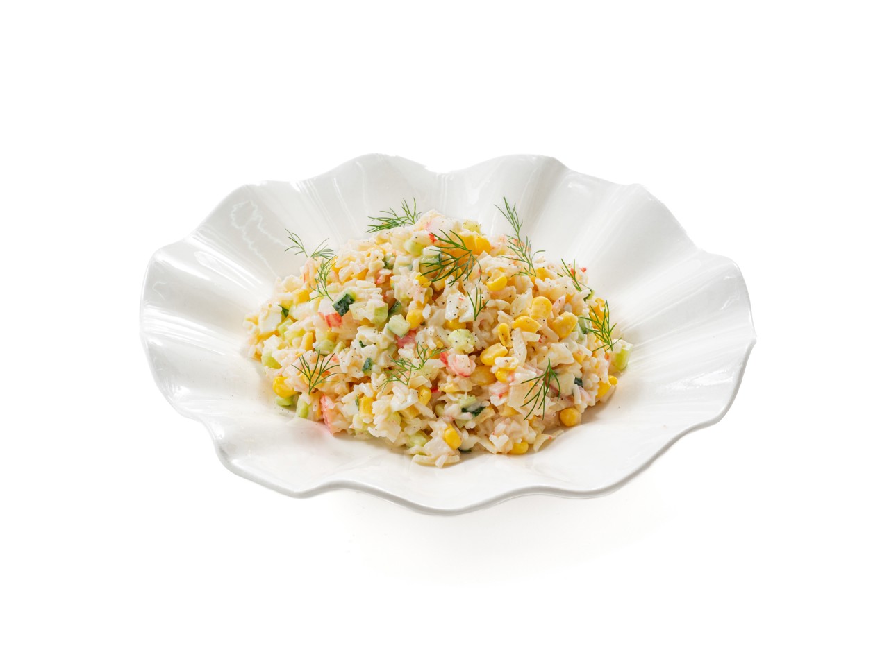 Crab Salad with Corn