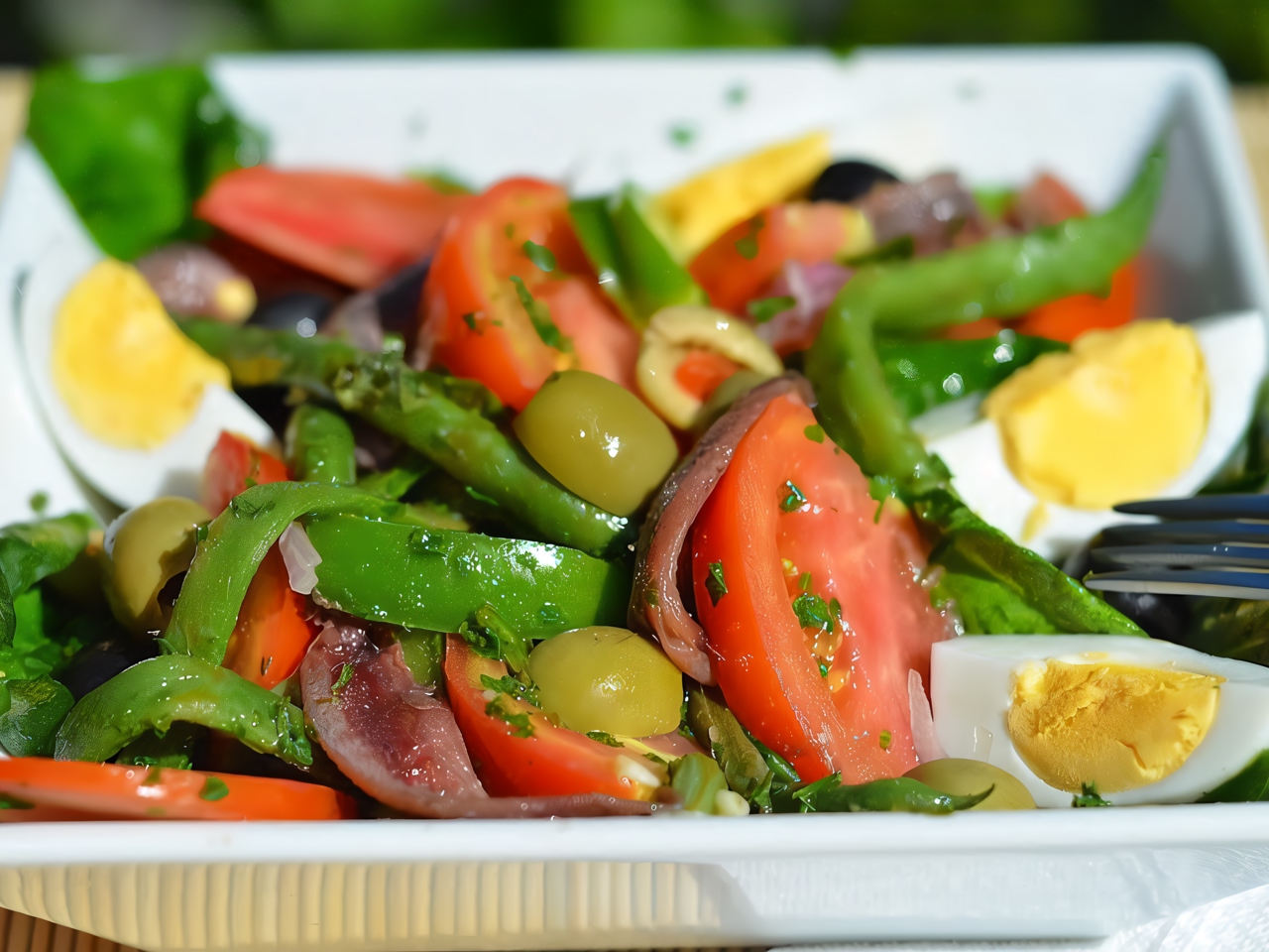 Niçoise Salad with Anchovies