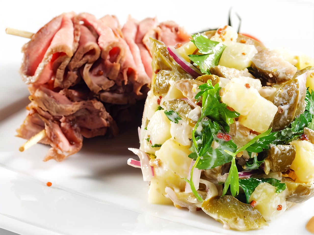 Olivier Salad with Zucchini