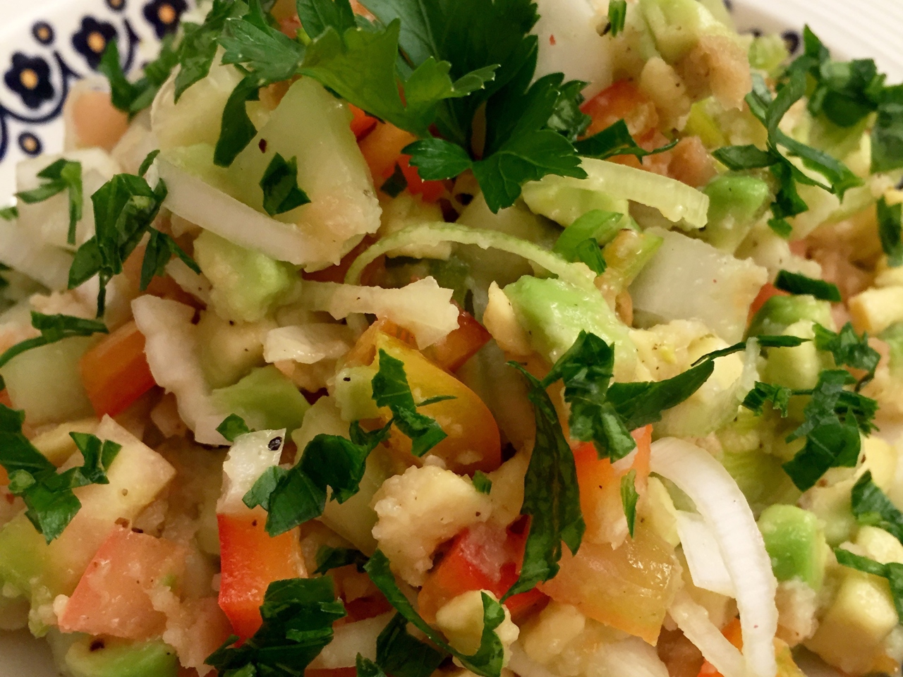 Panzanella Salad with Fresh Vegetables