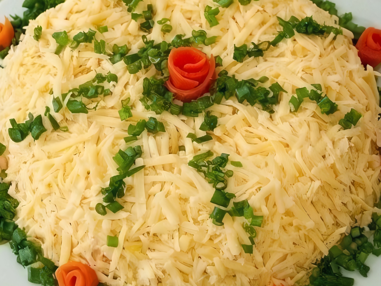 Holiday Salad with Cheese