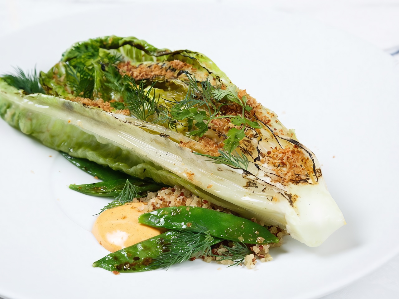 Grilled Romaine Salad