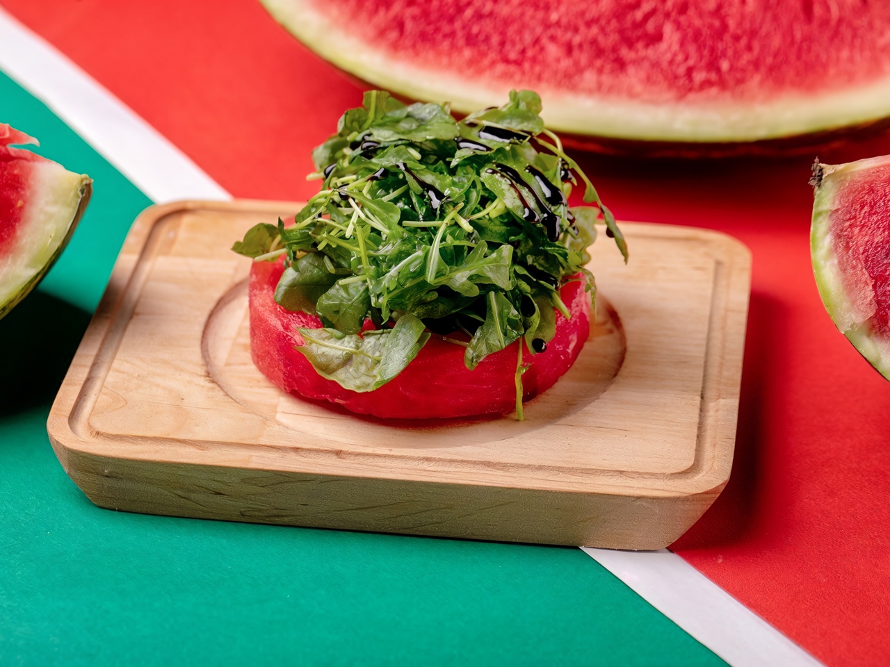 Watermelon and Arugula Salad