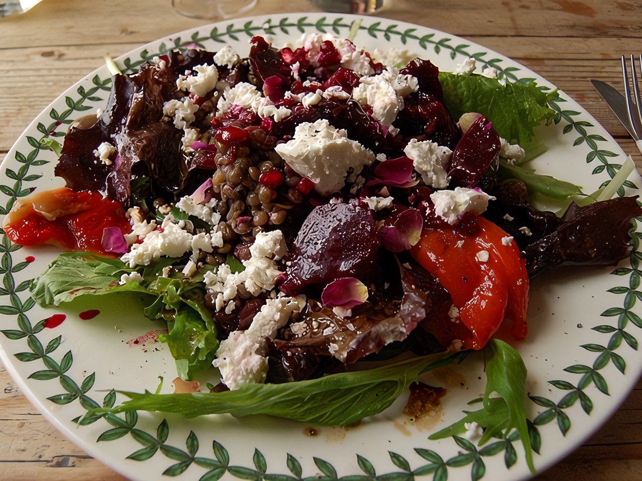 Lentil and Beet Salad