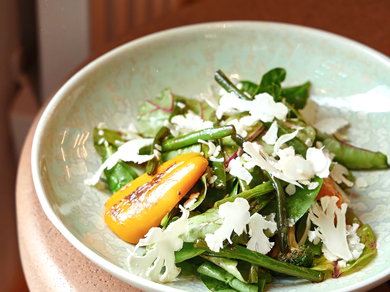 Cauliflower Salad with Kenyan Beans