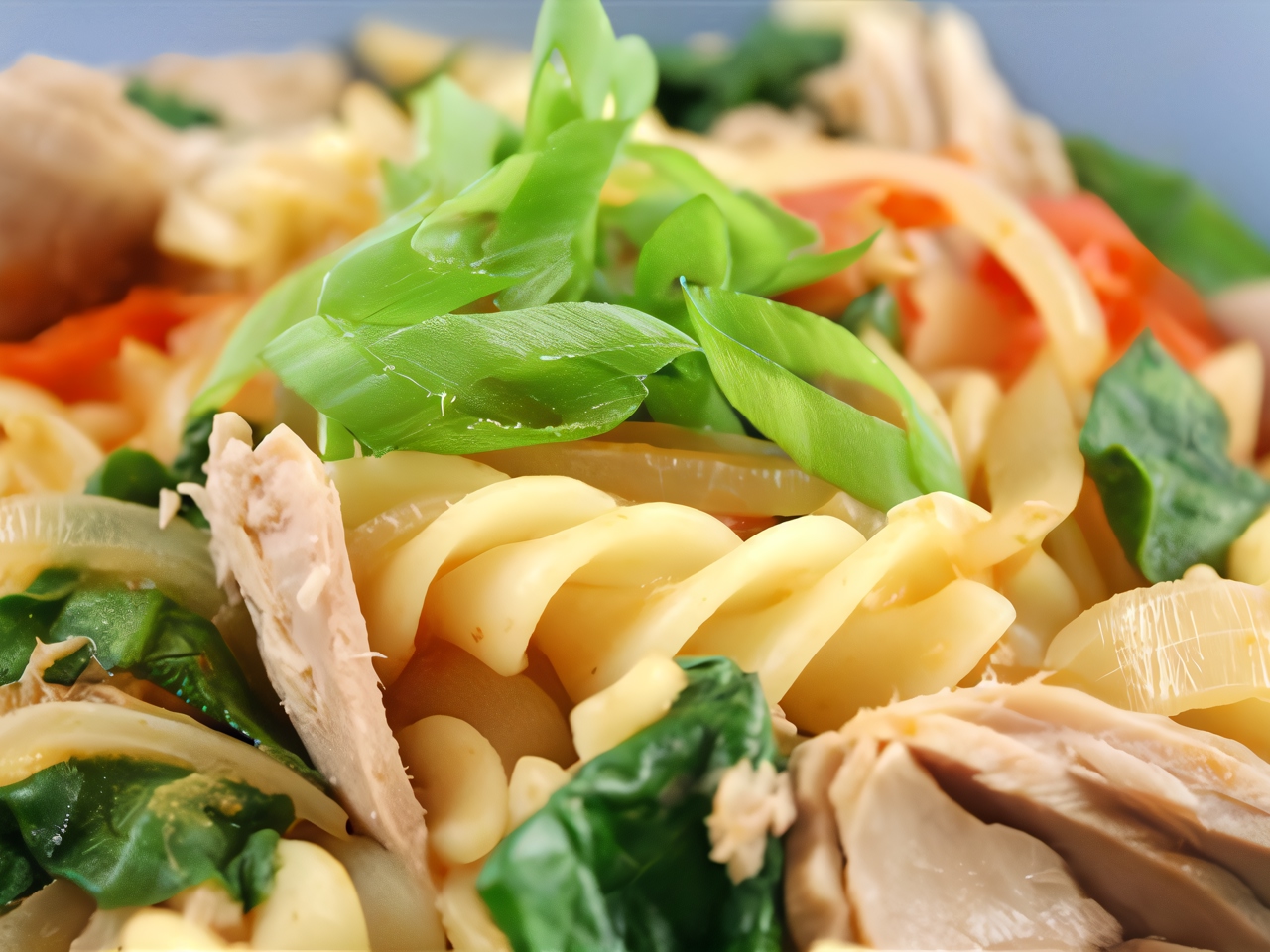 Fusilli Salad with Tuna and Zucchini
