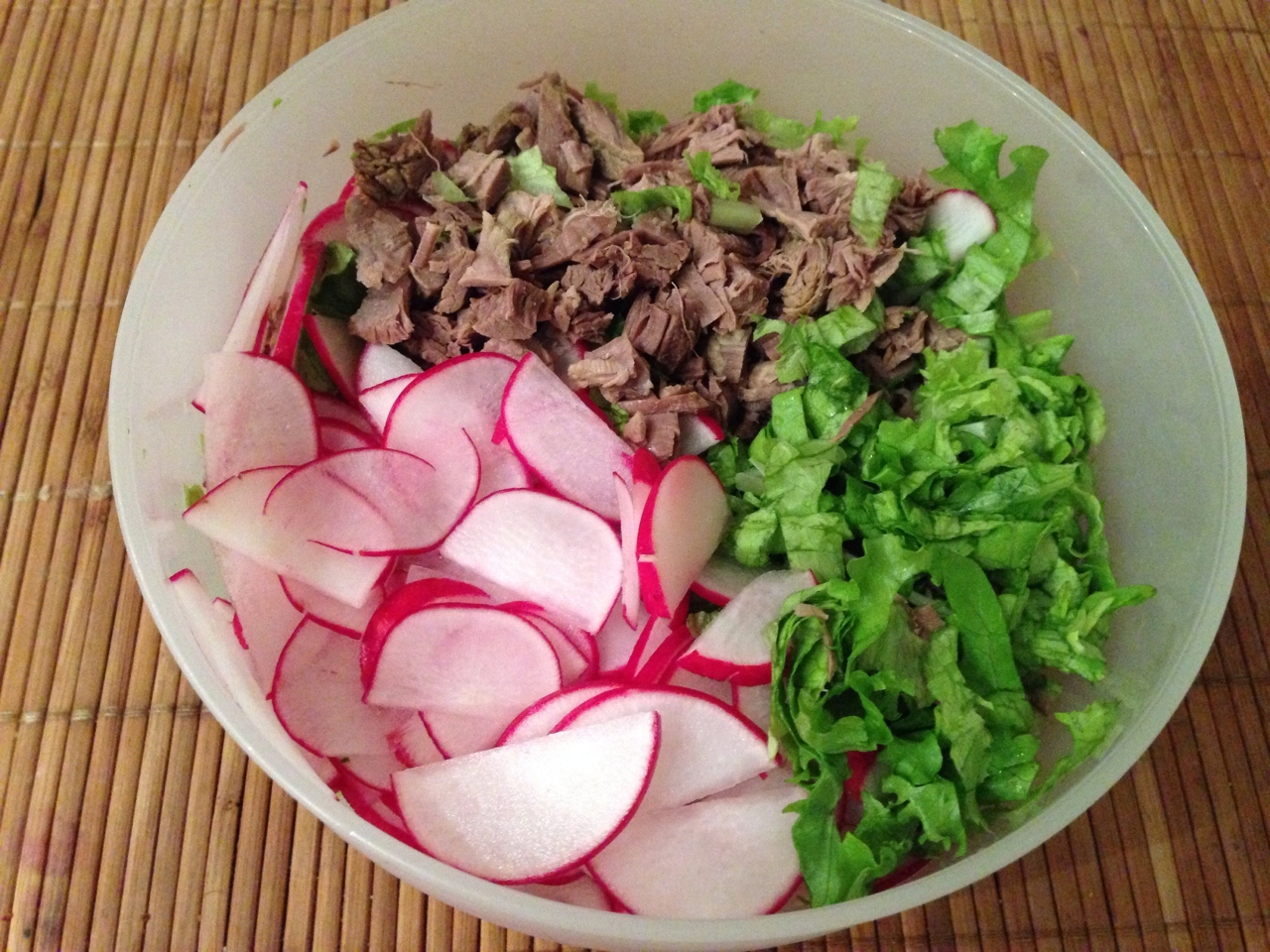 Beef and Radish Salad