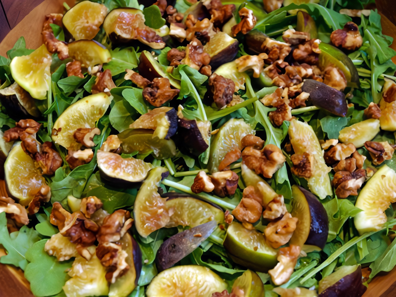 Fig Salad with Prosciutto and Goat Cheese