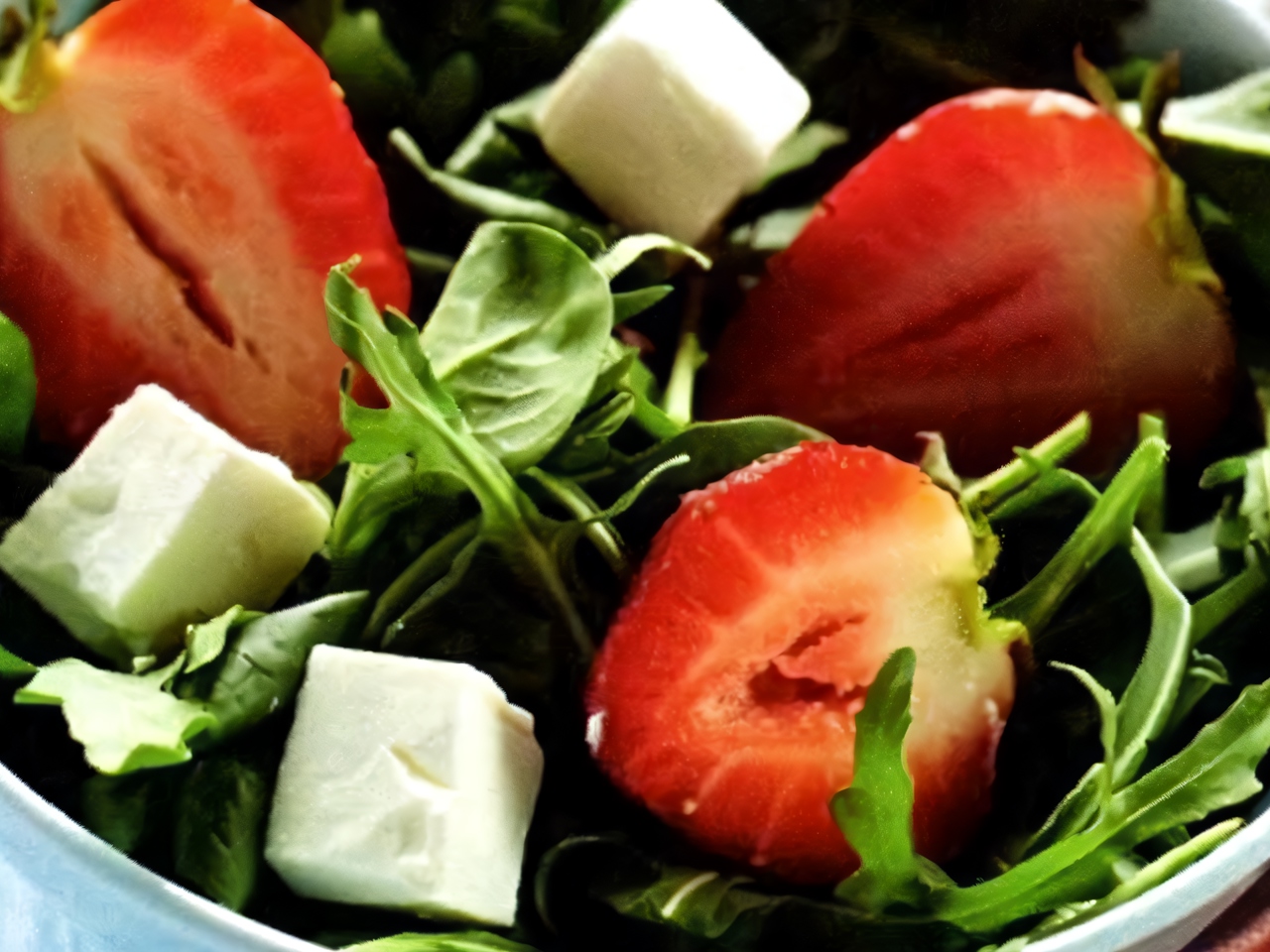 Strawberry, Arugula, and Feta Salad
