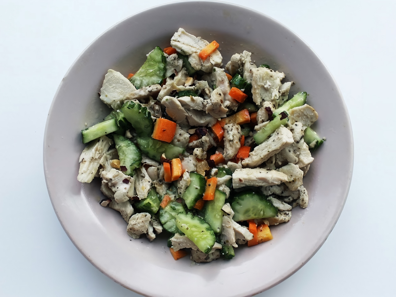 Chicken Salad with Sweet and Bitter Dressing