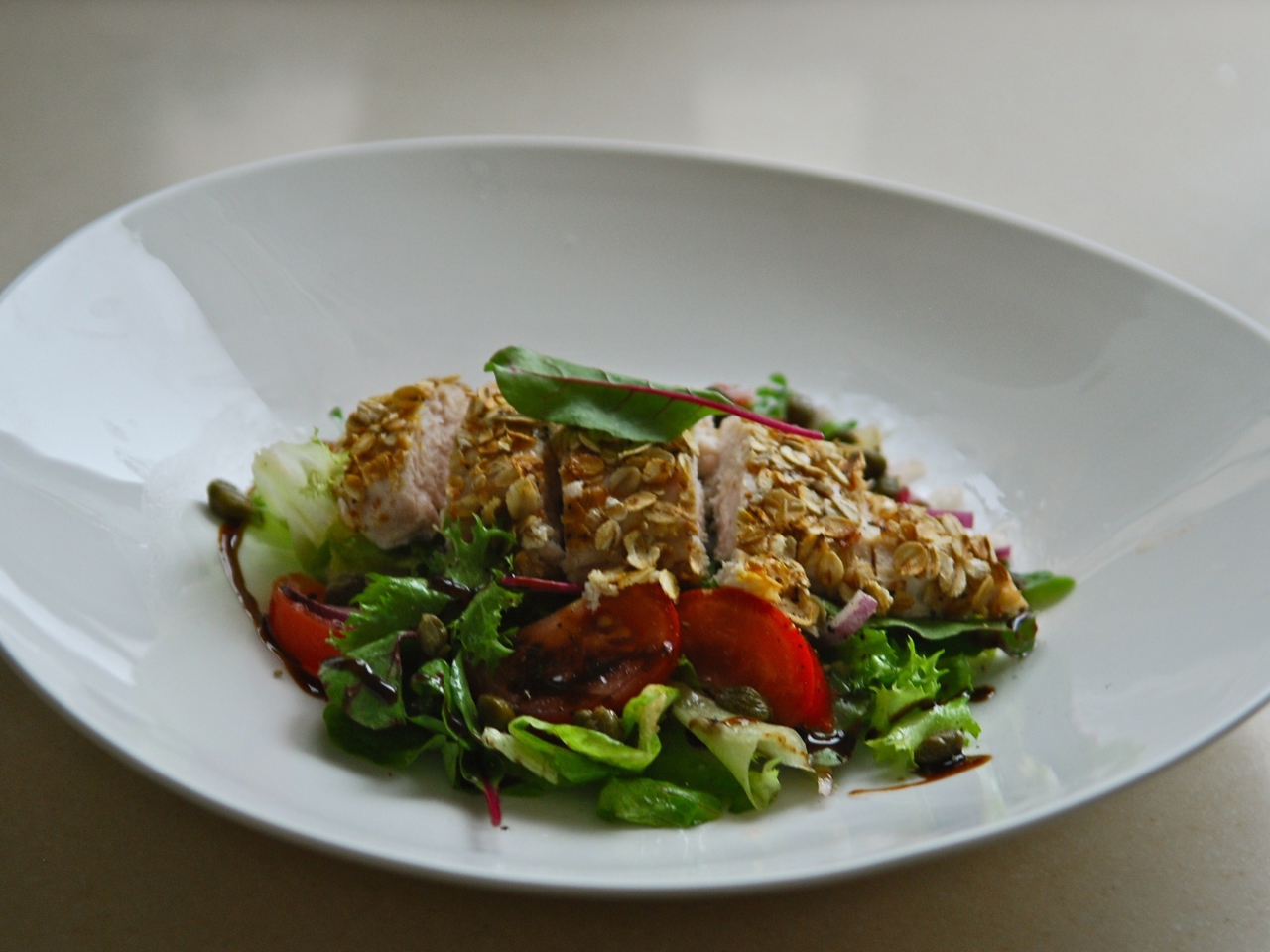 Chicken Breast Salad with Orange-Honey Dressing