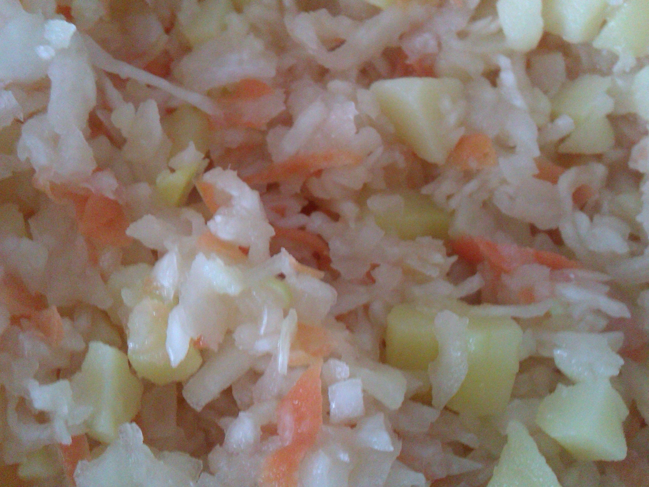 Sauerkraut and Boiled Potato Salad