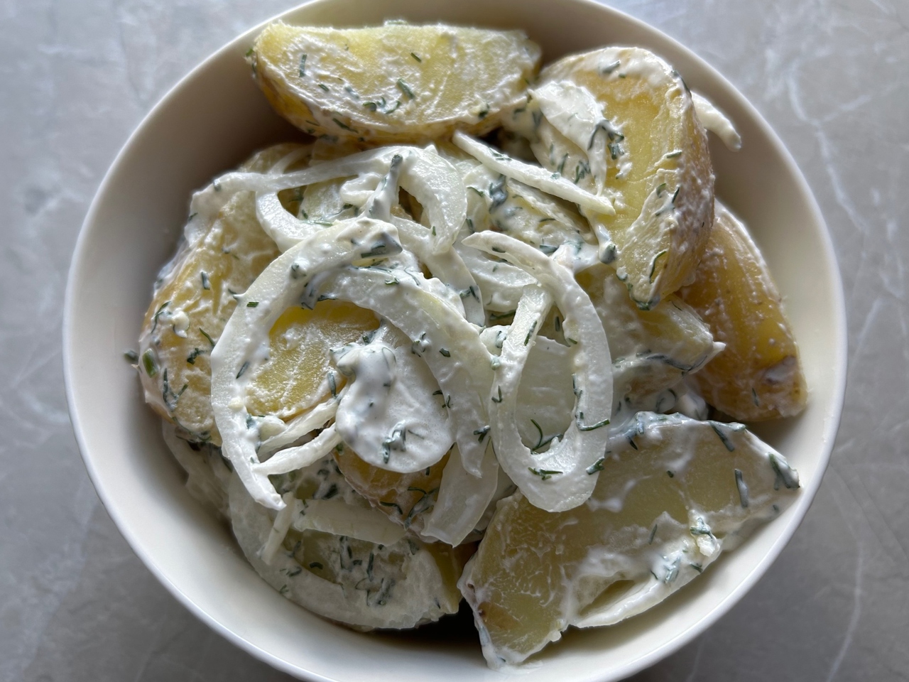 Potato and Onion Salad